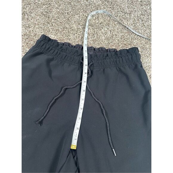 Athleta Metropolis Jogger pants black high rise ruched elastic waist travel 0 - Picture 11 of 14